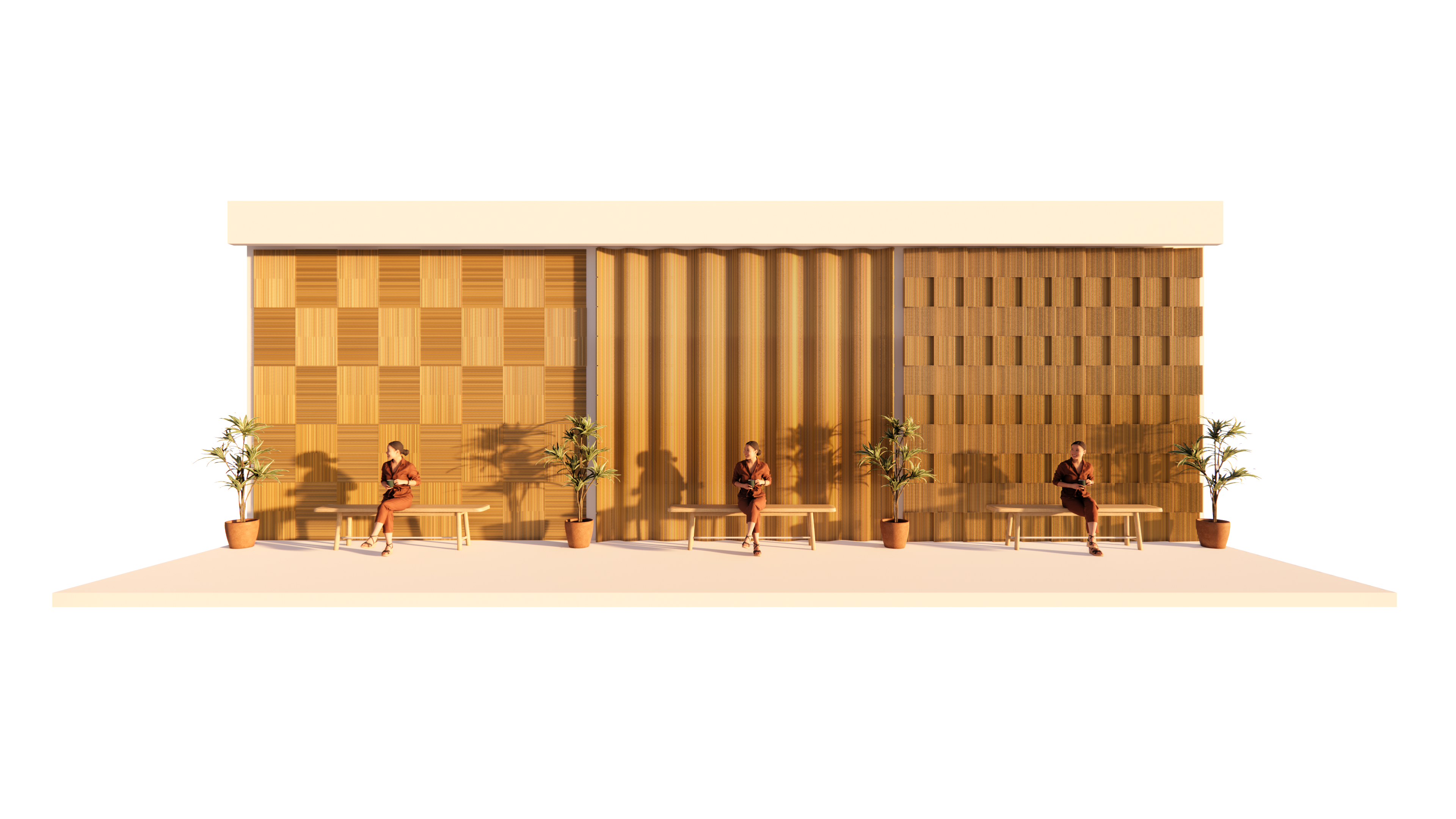 Rattan Wall Design